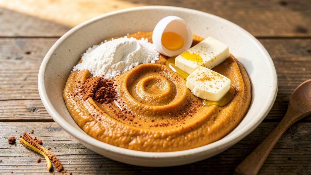 Sweet Potato Pie Dough Recipe: Crispy Celery Crown Over Spiced Custard Bliss