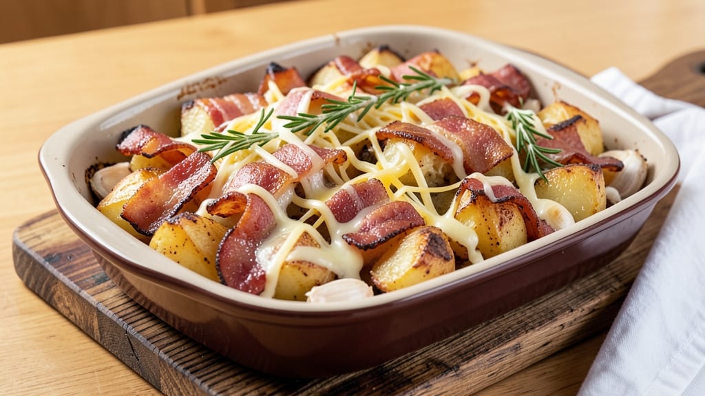 Bacon Potato Crock Pot Recipe: Smoky Crispy Edges and Melty Cheese Fusion