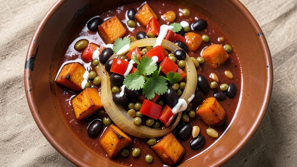 Sweet Potato Veggie Chili Recipe: Smoky-Spiced Heartiness in One Pot